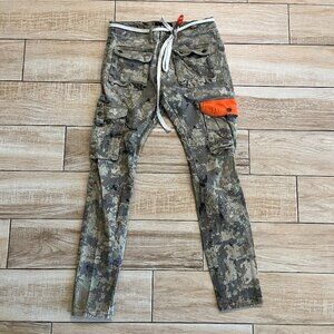 Mens THRT Camo Cargo Jeans - 32